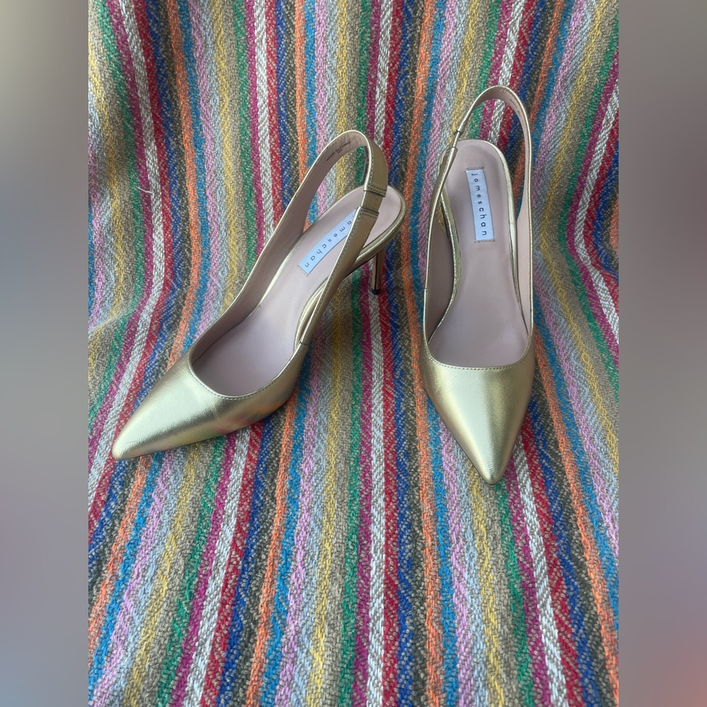 New James Chan Fallon Slingback Pump Sz 9B
